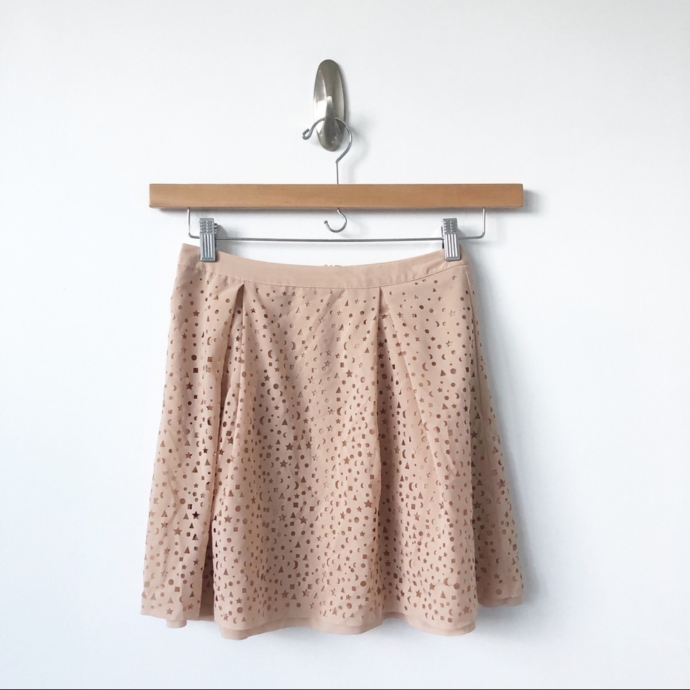 NWT Something Else Natalie Wood Skirt Laser Stars 2 $200